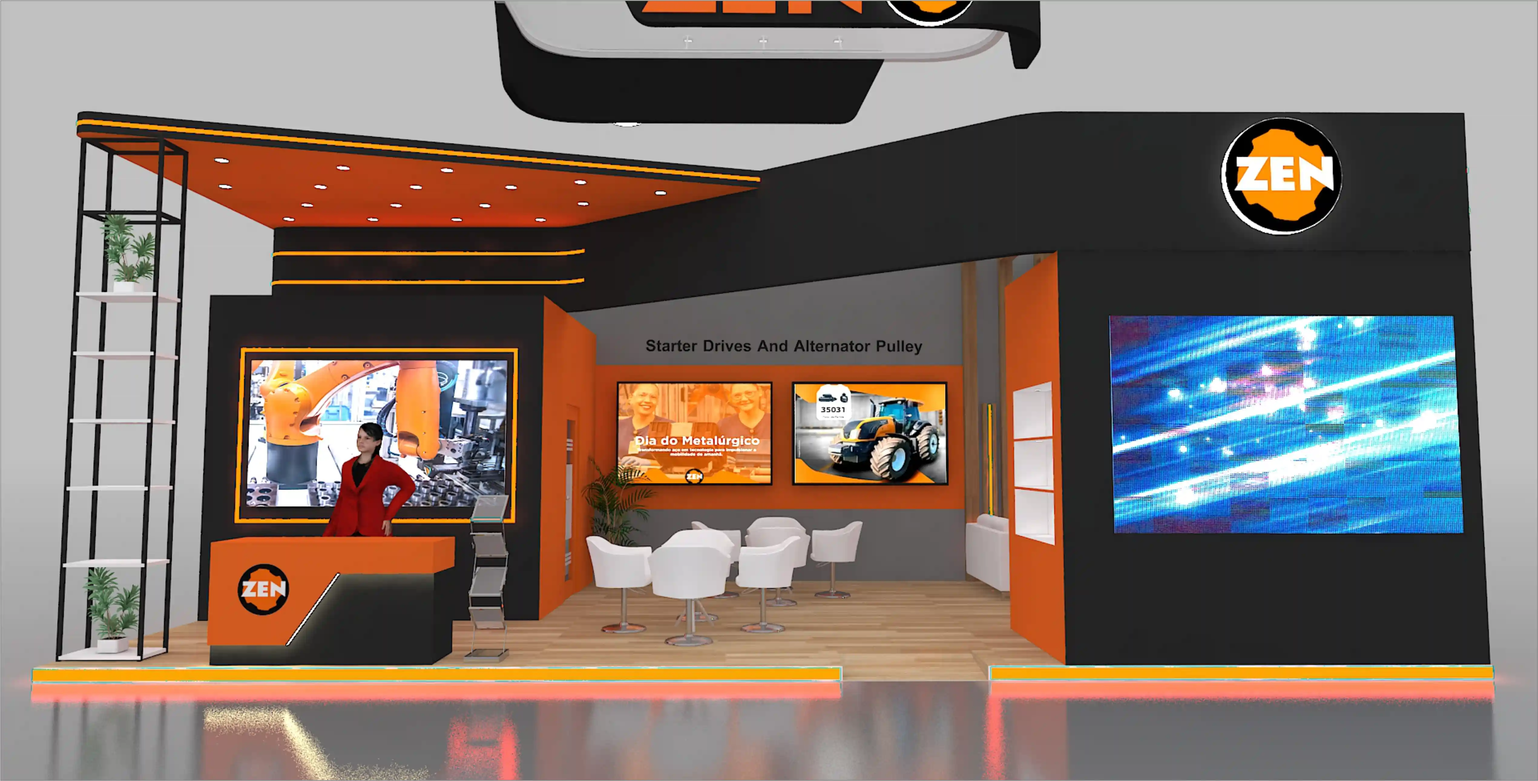 Expotree Exhibition Stall - Custom Booth Fabrication Europe 10