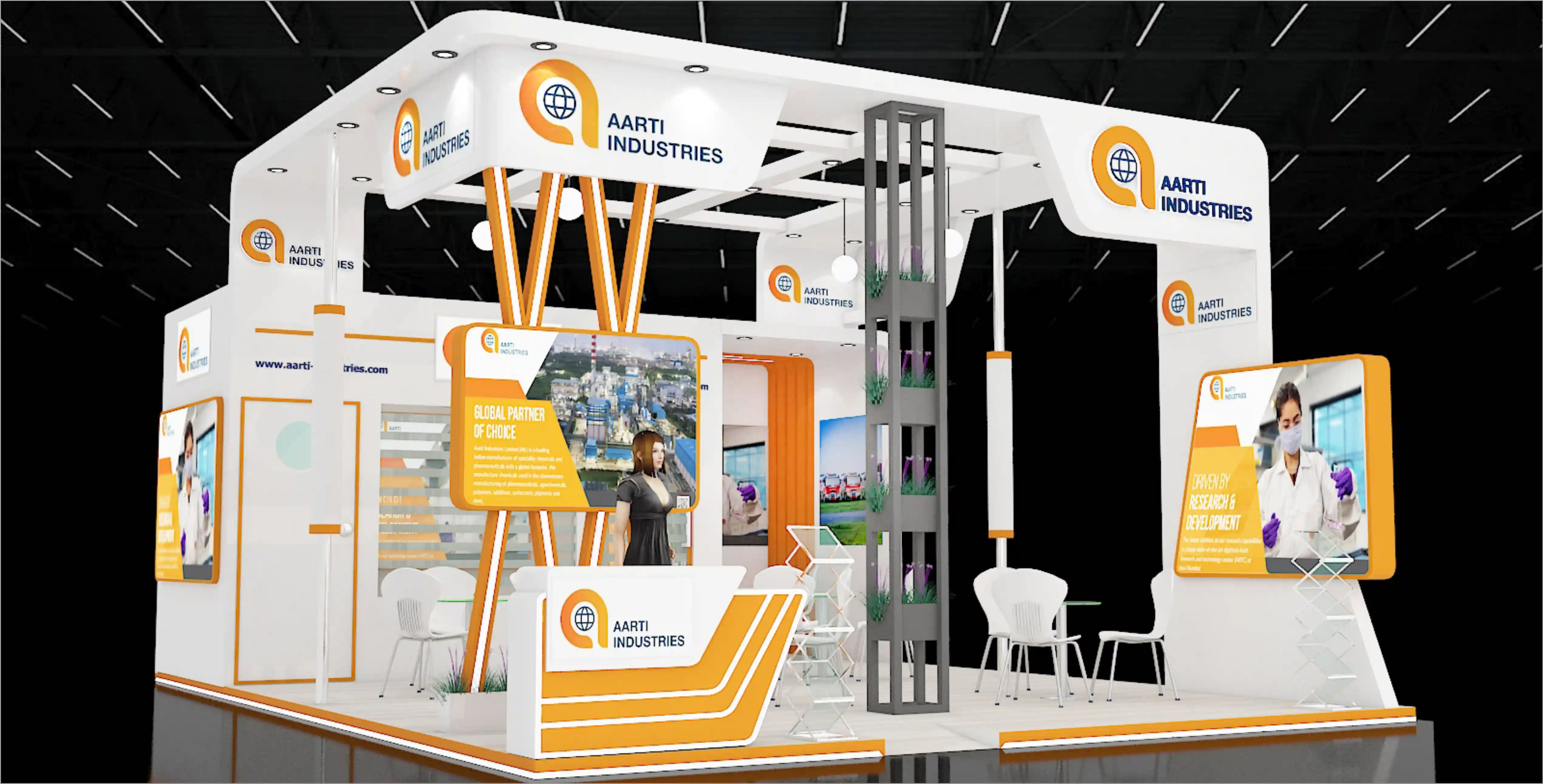Expotree Exhibition Stall - Custom Booth Fabrication Europe 41